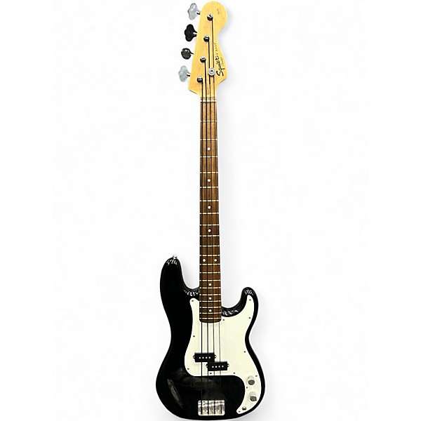 Used Squier Affinity Precision Bass Black Electric Bass Guitar