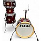 Used TAMA 4 Piece 4 Piece Club Jam Candy Apple Red Drum Kit thumbnail