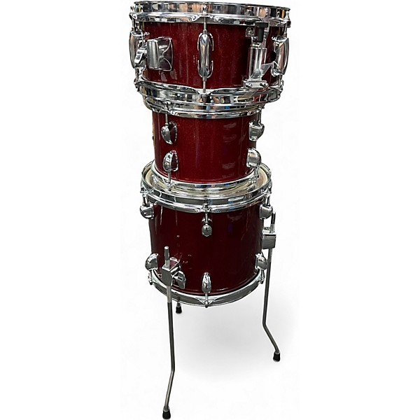 Used TAMA 4 Piece 4 Piece Club Jam Candy Apple Red Drum Kit