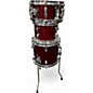 Used TAMA 4 Piece 4 Piece Club Jam Candy Apple Red Drum Kit