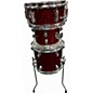 Used TAMA 4 Piece 4 Piece Club Jam Candy Apple Red Drum Kit