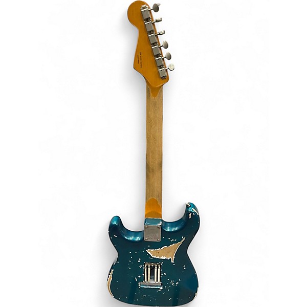 Used Fender Road Worn 1950S Stratocaster Sherwood Green Solid Body Electric Guitar