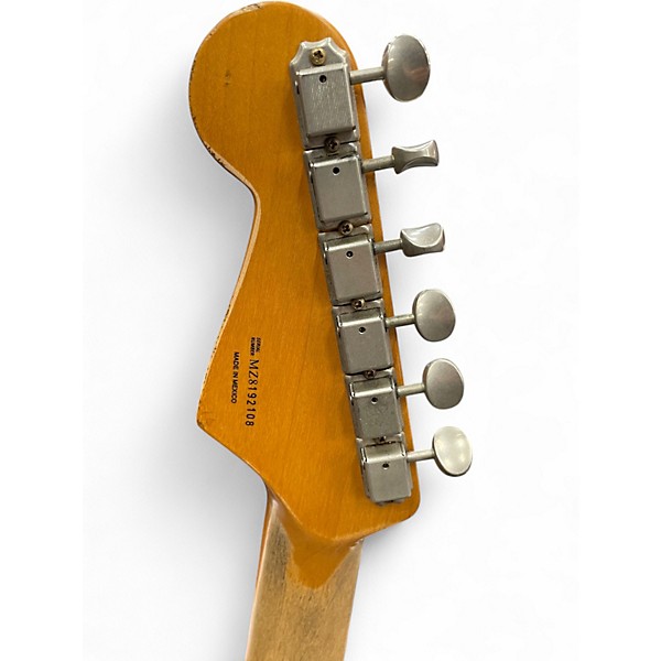 Used Fender Road Worn 1950S Stratocaster Sherwood Green Solid Body Electric Guitar