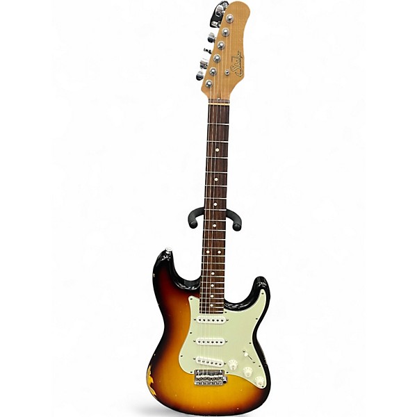 Used Suhr Classic Antique dealer custom 3 Tone Sunburst Solid Body Electric Guitar