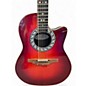 Vintage 1995 Ovation 1866 Legend Crimson Red Burst 12 String Acoustic Electric Guitar thumbnail
