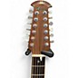 Vintage 1995 Ovation 1866 Legend Crimson Red Burst 12 String Acoustic Electric Guitar