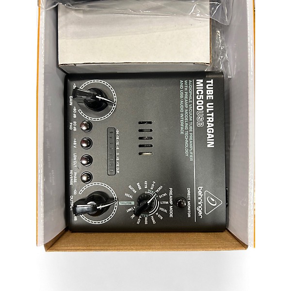 Used Behringer MIC500USB Guitar Preamp