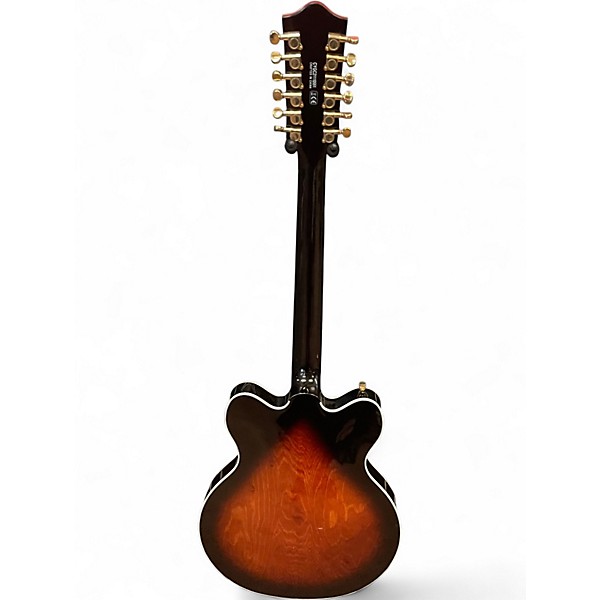 Used Gretsch Guitars G5422G-12 2 Tone Sunburst Hollow Body Electric Guitar