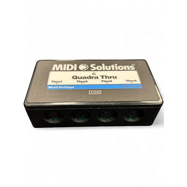Used MIDI Solutions Quadra Thru MIDI Utility