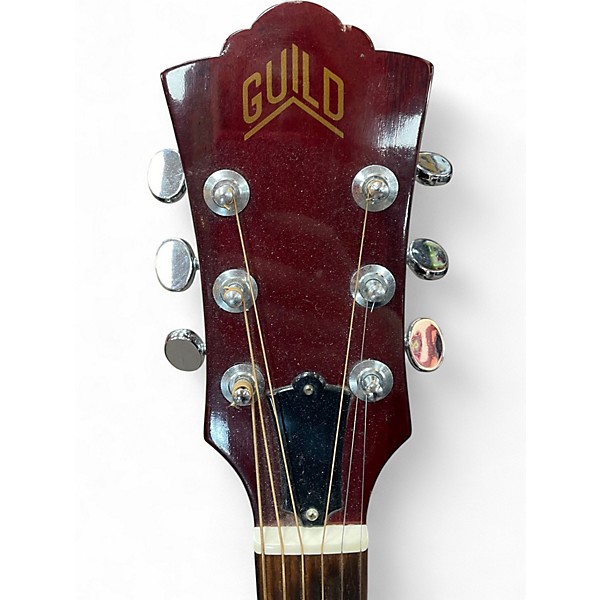 Vintage 1978 Guild D25-CH Wine Red Acoustic Guitar
