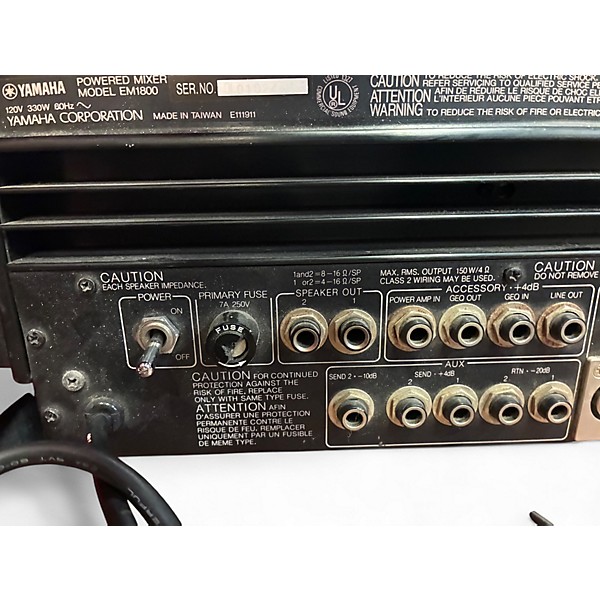 Used Yamaha EM1800 Powered Mixer