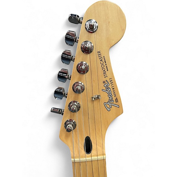 Used Fender Standard Stratocaster Black Solid Body Electric Guitar