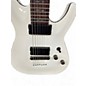 Used Schecter Guitar Research Demon 7 String Antique Ivory Solid Body Electric Guitar