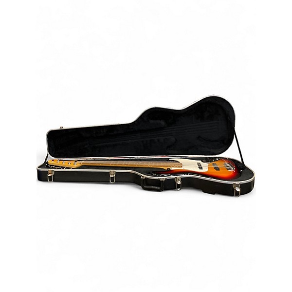 Used Fender American Standard Jazz Bass V 3 Color Sunburst Electric Bass Guitar