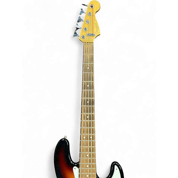 Used Fender American Standard Jazz Bass V 3 Color Sunburst Electric Bass Guitar