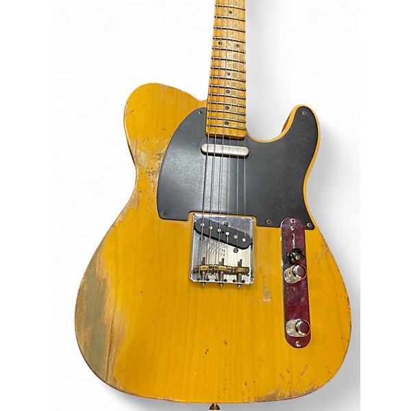 Used 2019 Fender 1953 Heavy Relic Telecaster Butterscotch Blonde Solid Body Electric Guitar