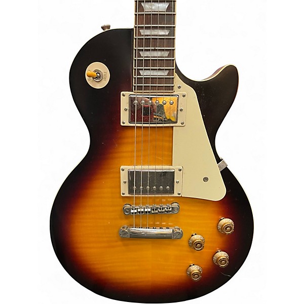 Used Epiphone Inspired by Gibson Custom 1959 Sunburst Solid Body Electric Guitar