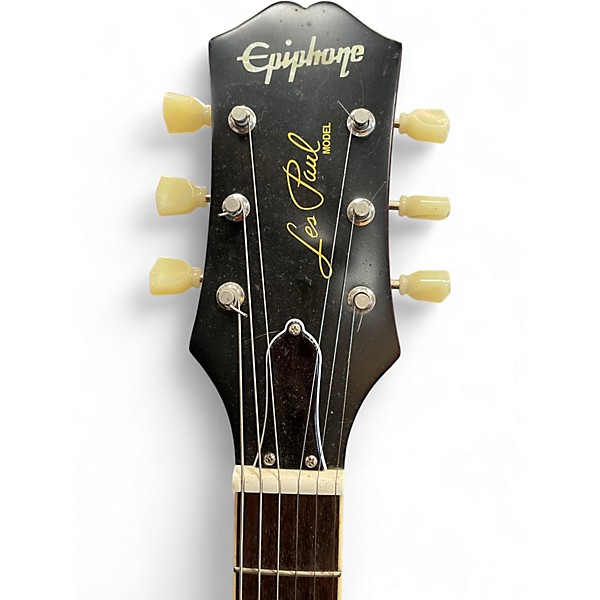 Used Epiphone Inspired by Gibson Custom 1959 Sunburst Solid Body Electric Guitar