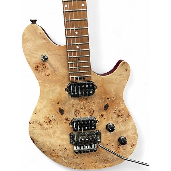 Used EVH Wolfgang Standard Burl Natural Solid Body Electric Guitar