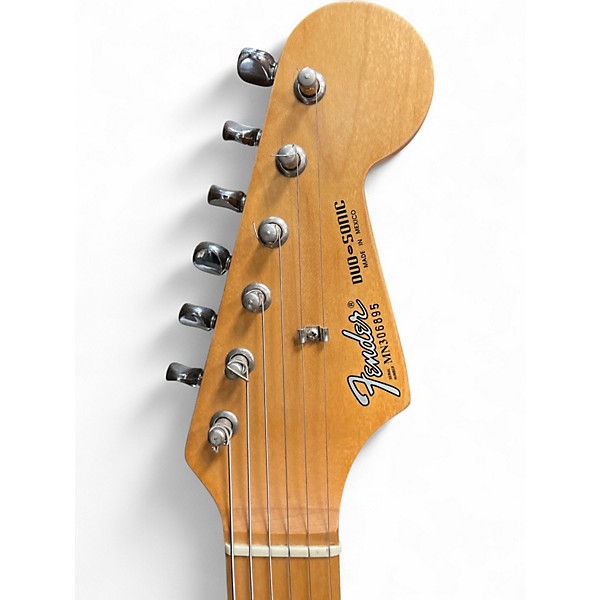 Used Fender Duo Sonic Olympic White Solid Body Electric Guitar