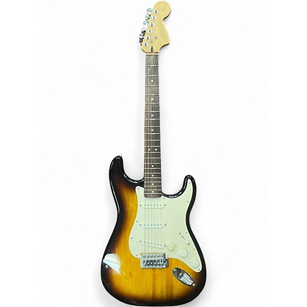 Used Squier Affinity Stratocaster 2 Color Sunburst Solid Body Electric Guitar