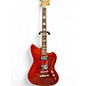 Used Fender American Select Carve Top Jazzmaster Cayenne Red Burst Hollow Body Electric Guitar