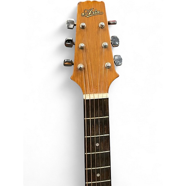 Used Aria AW100 Natural Acoustic Guitar