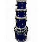 Used Ludwig 5 Piece Accent Blue Drum Kit thumbnail