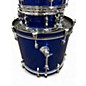 Used Ludwig 5 Piece Accent Blue Drum Kit
