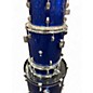 Used Ludwig 5 Piece Accent Blue Drum Kit