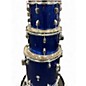Used Ludwig 5 Piece Accent Blue Drum Kit