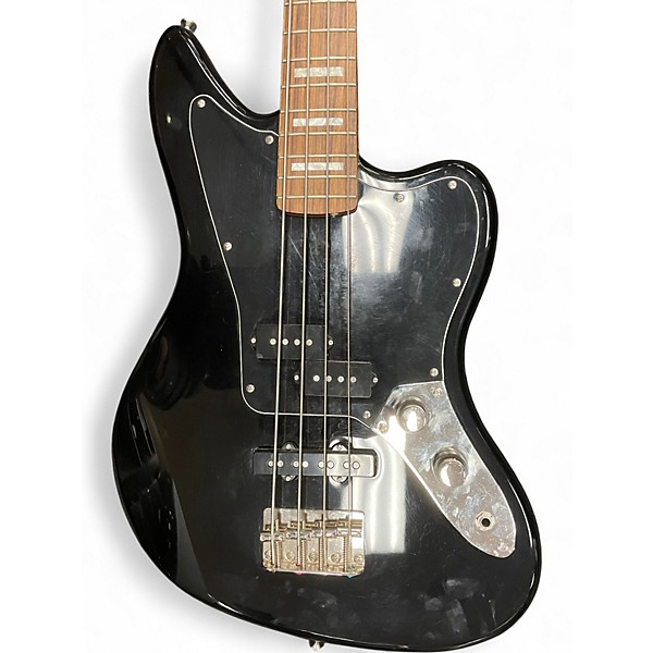 Used Squier Jaguar Classic Vibe Black Electric Bass Guitar