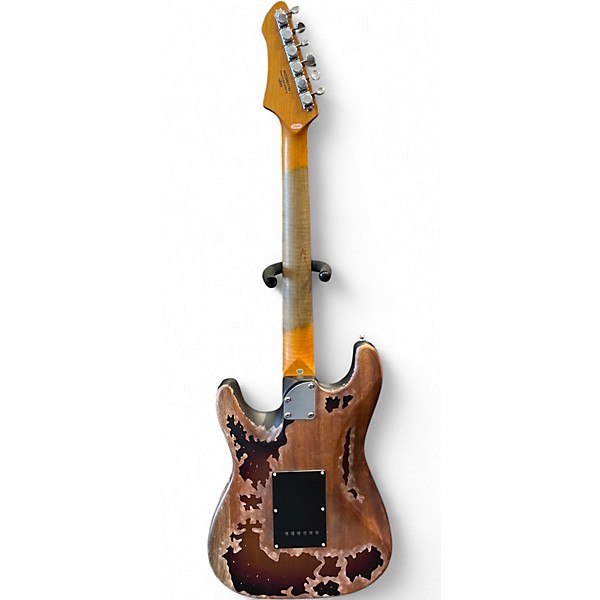 Used Firefly Classic Series JSN S-Style Road-worn Tobacco Burst Solid Body Electric Guitar