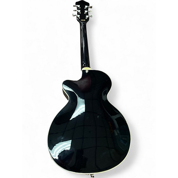 Used Hofner Club Contemporary Electric Black Hollow Body Electric Guitar