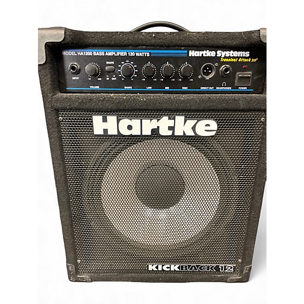 Used Hartke Model ha1200 bass kickback 12 Bass Combo Amp