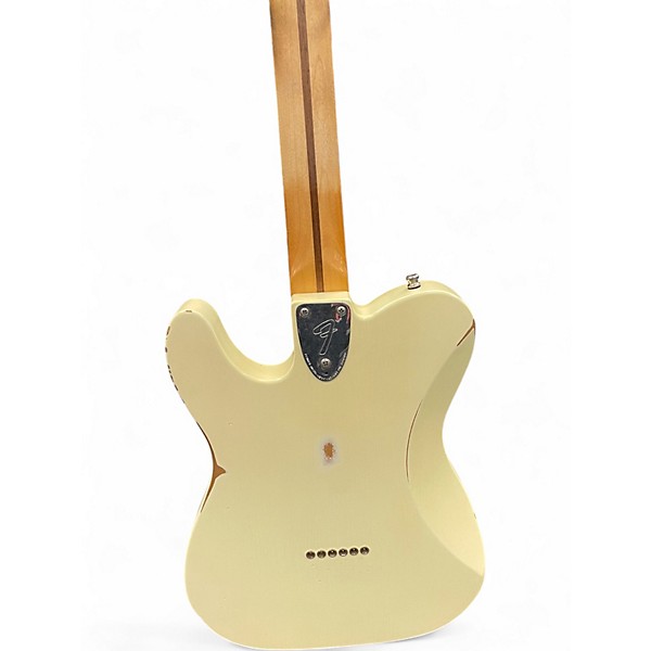 Used Fender Vintera Road Worn® '70s Telecaster® Deluxe Olympic White Solid Body Electric Guitar