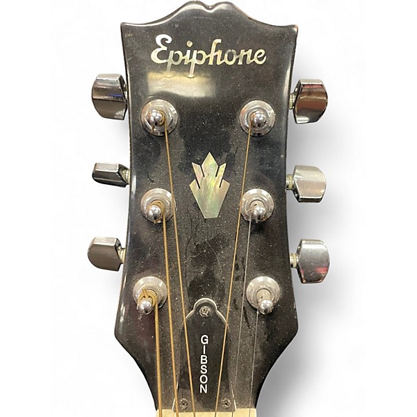 Used Epiphone PR350B Black Acoustic Guitar