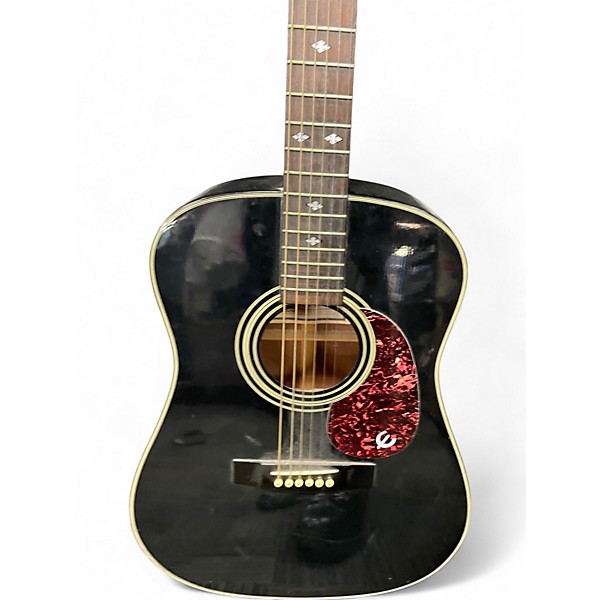 Used Epiphone PR350B Black Acoustic Guitar