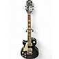 Used Epiphone Les Paul Standard Left Handed Black Electric Guitar thumbnail