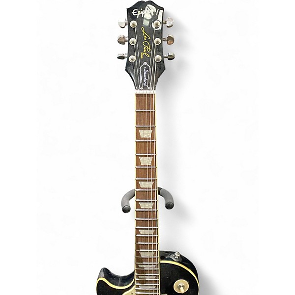 Used Epiphone Les Paul Standard Left Handed Black Electric Guitar