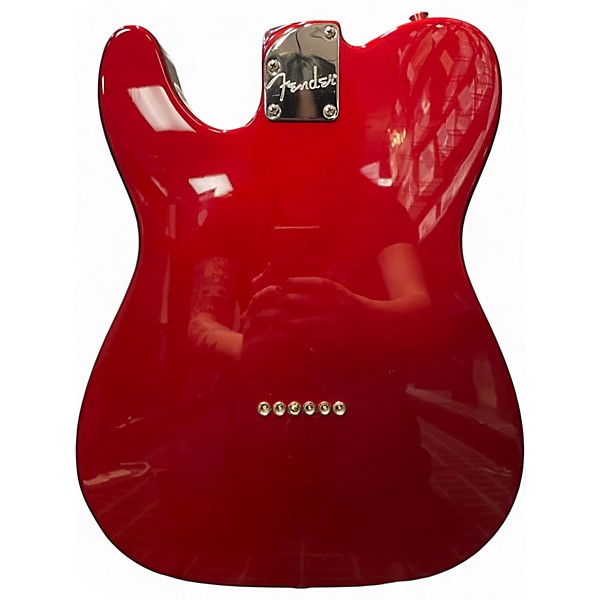 Used Fender Standard Telecaster Wine Red Solid Body Electric Guitar