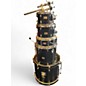 Used Yamaha 5 Piece Stage Custom Black Drum Kit thumbnail