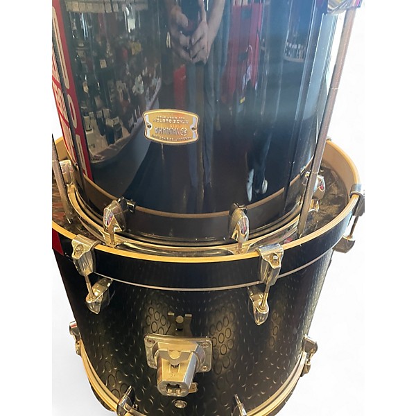 Used Yamaha 5 Piece Stage Custom Black Drum Kit