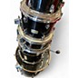 Used Yamaha 5 Piece Stage Custom Black Drum Kit