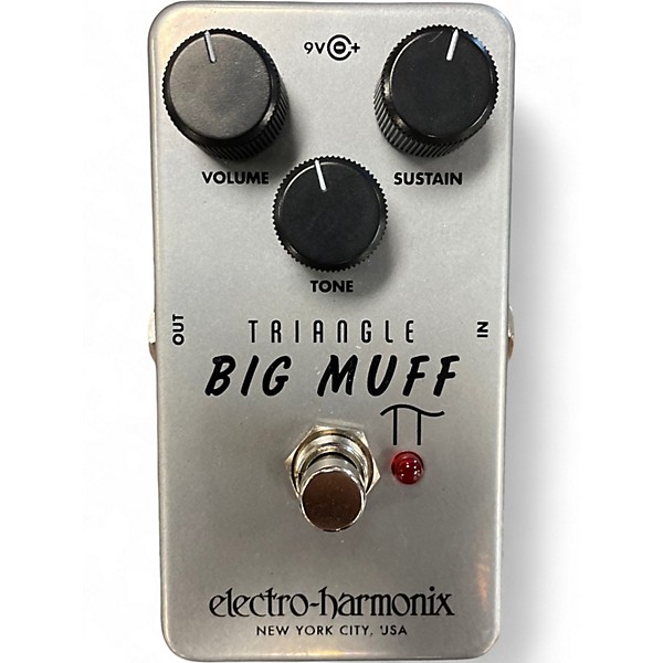 Used Electro-Harmonix Big Muff Triangle Pi Distortion Effect Pedal