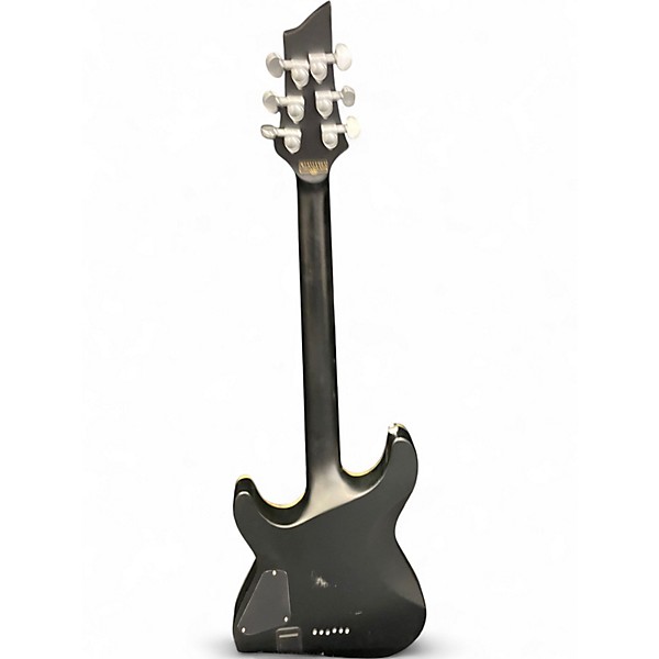 Used Schecter Guitar Research Damien 6 Trans Black Solid Body Electric Guitar