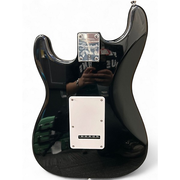 Used Squier Affinity Stratocaster Black Solid Body Electric Guitar