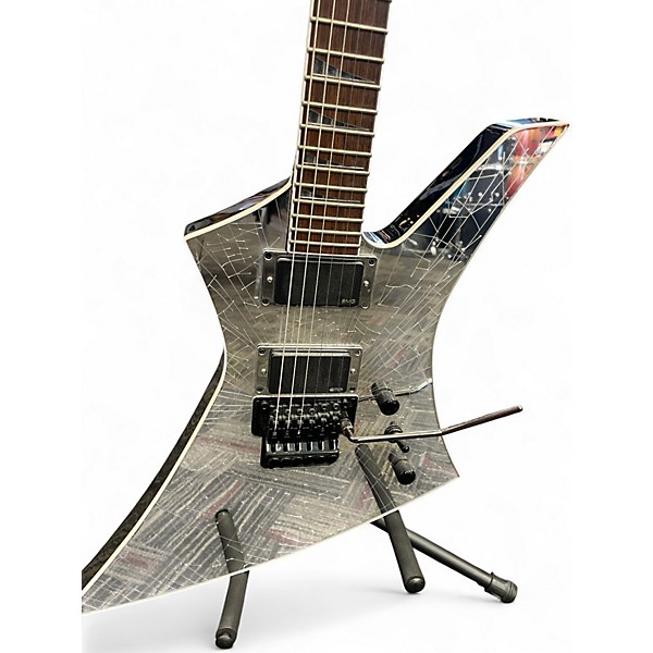 Used Jackson Kelly KEXS Shattered Mirror Solid Body Electric Guitar