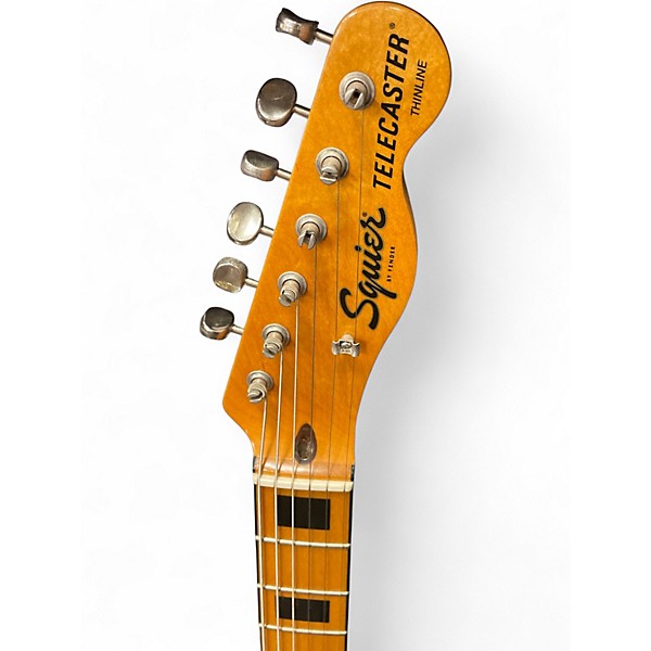 Used Squier Classic Vibe 70s Thinline Telecaster Olympic White Hollow Body Electric Guitar