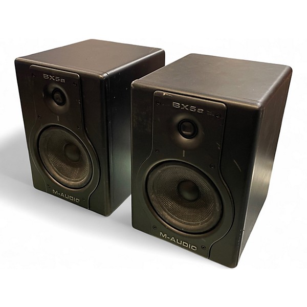 Used M-audio BX5A STUDIO MONITOR PAIR Powered Monitor